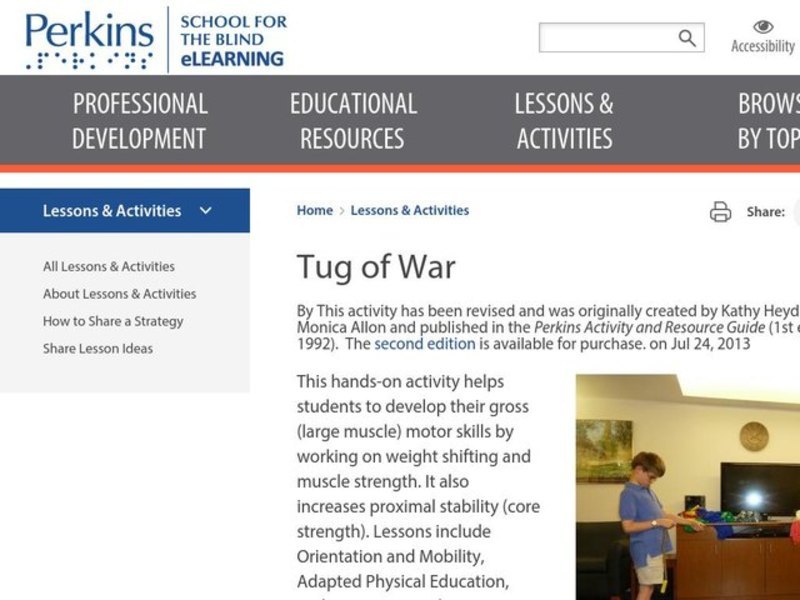 Tug of War Lesson Plan