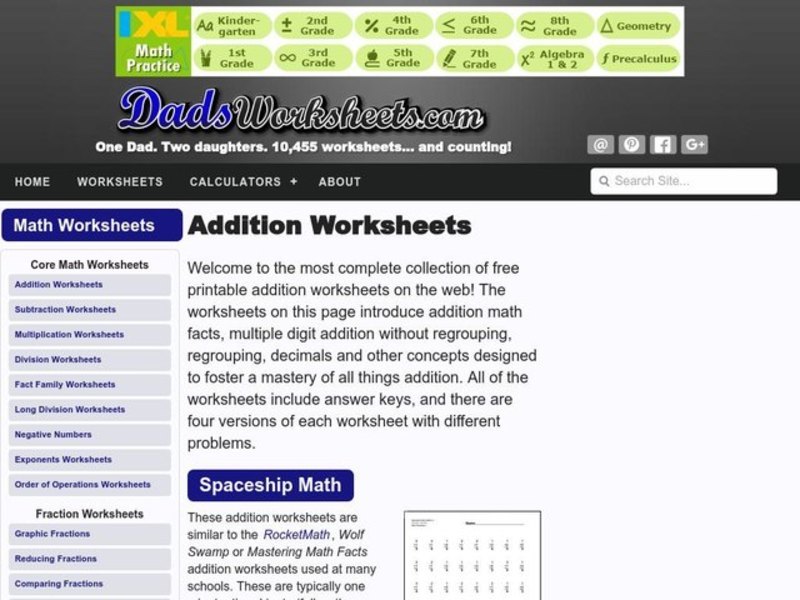 Two Digit Addition Worksheet