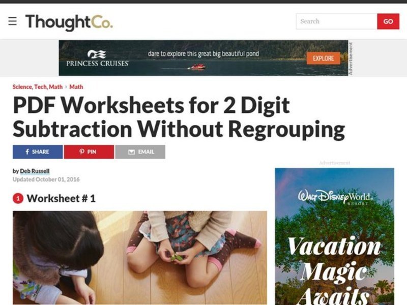 Two Digit Addition Without Regrouping Lesson Plan