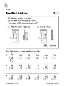 Two-Digit Addition Worksheet