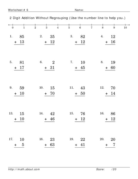 Two-Digit Addition Lesson Plan