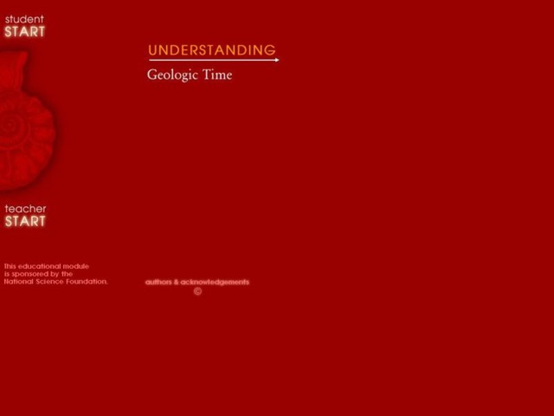 Understanding Geologic Time Lesson Plan