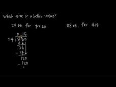 Unit Price Instructional Video