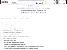 United Kingdom Worksheet