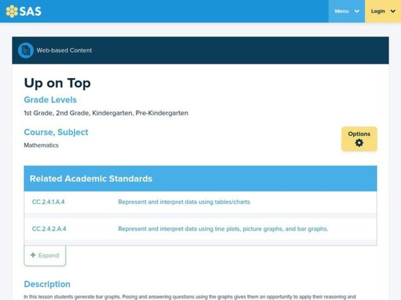 Up on Top Lesson Plan