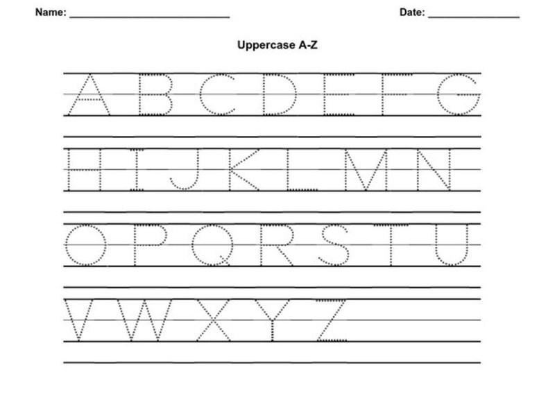 Uppercase A-Z Worksheet