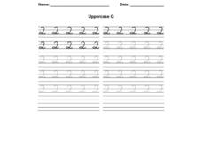 Uppercase Q Worksheet