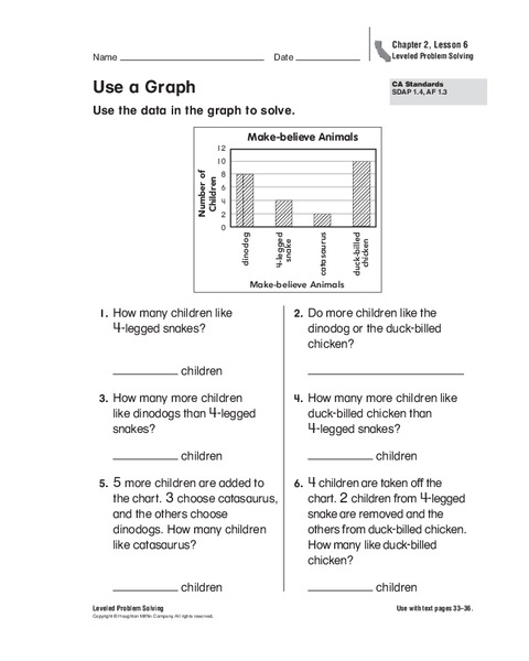 Use a Graph Worksheet