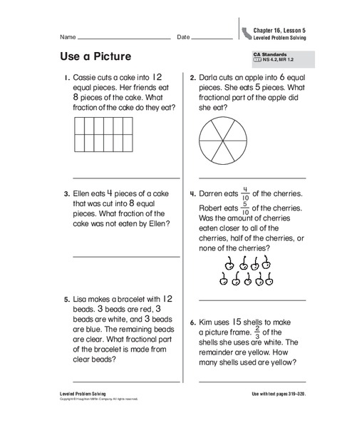 Use a Picture Worksheet