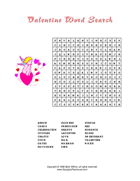 Valentine's Day Worksheet