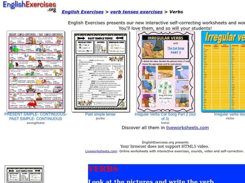 Verbs Interactive