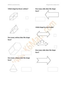 Vertices and Sides Worksheet