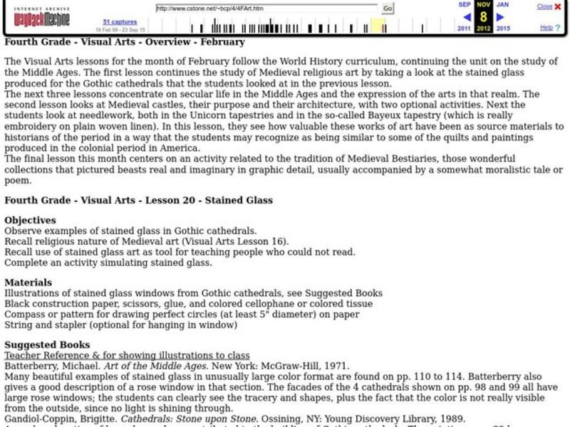 Visual Arts Lesson Plan