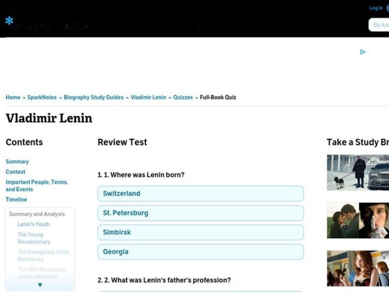 Vladimir Lenin Interactive