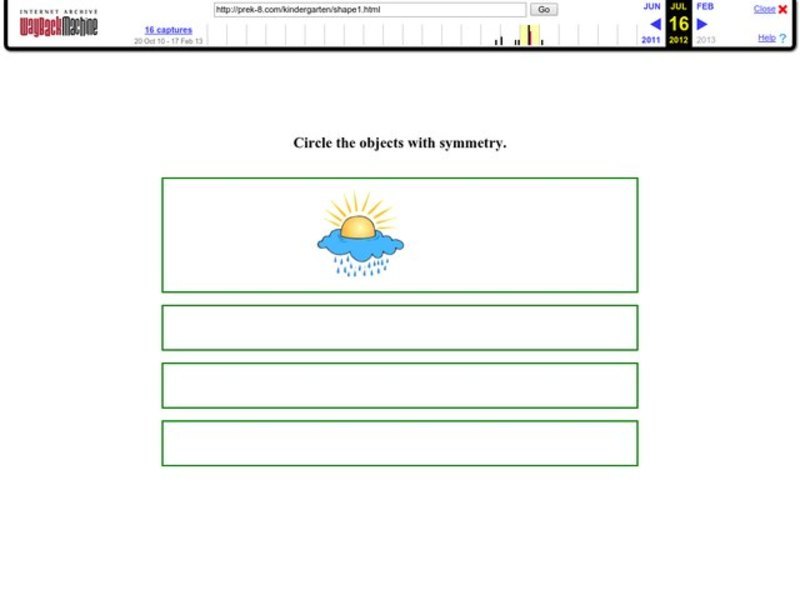 Symmetry Worksheet