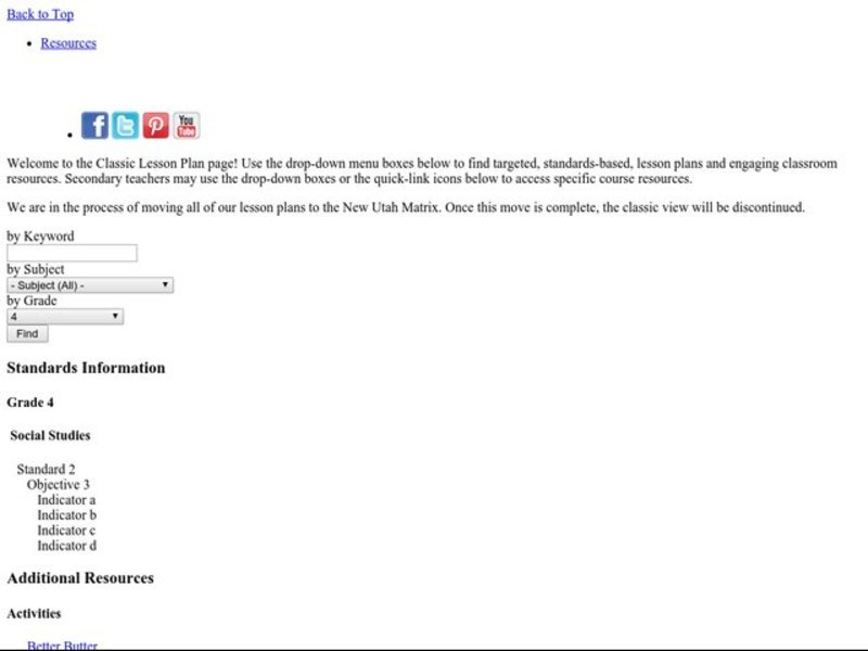 The Dairy Shoppe Lesson Plan