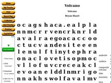 Volcano Worksheet