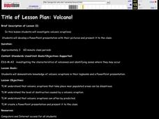 Volcano! Lesson Plan