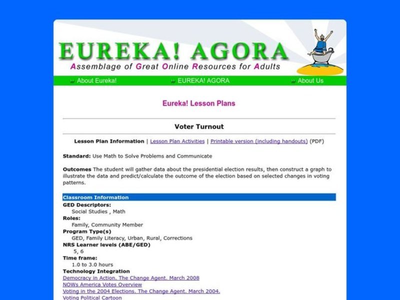 Voter Turnout Lesson Plan