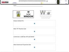W Is For Window Worksheet