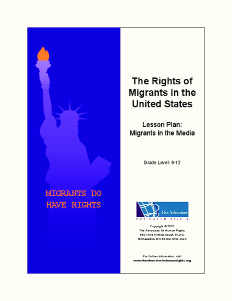 Migrants in the Media Lesson Plan