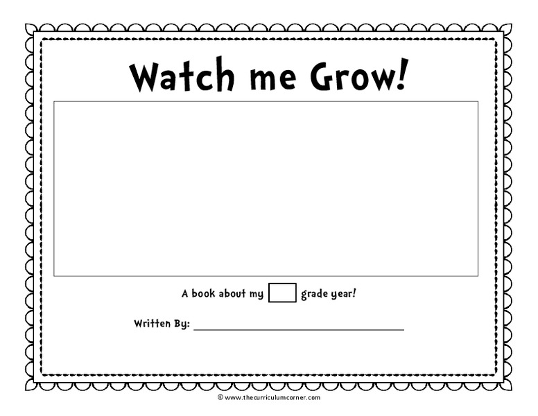 Watch Me Grow! Organizer
