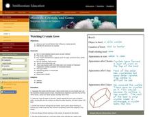 Watching Crystals Grow Lesson Plan