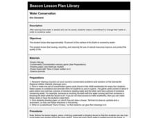 Water Conservation Lesson Plan