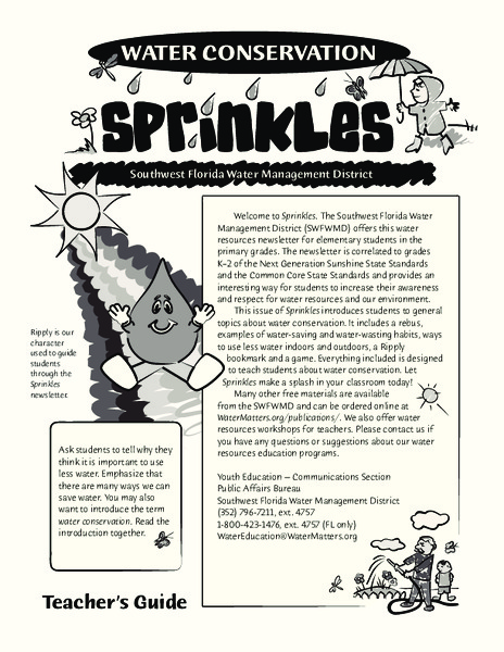 Water Conservation Worksheet