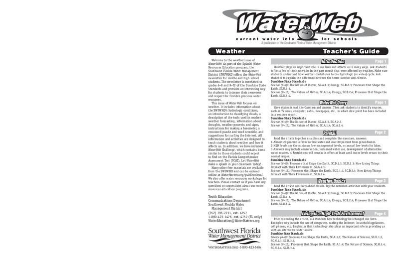 Water Web Worksheet