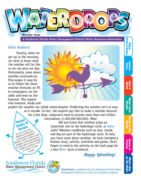Waterdrops Worksheet