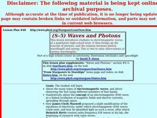 Waves and Photons Lesson Plan