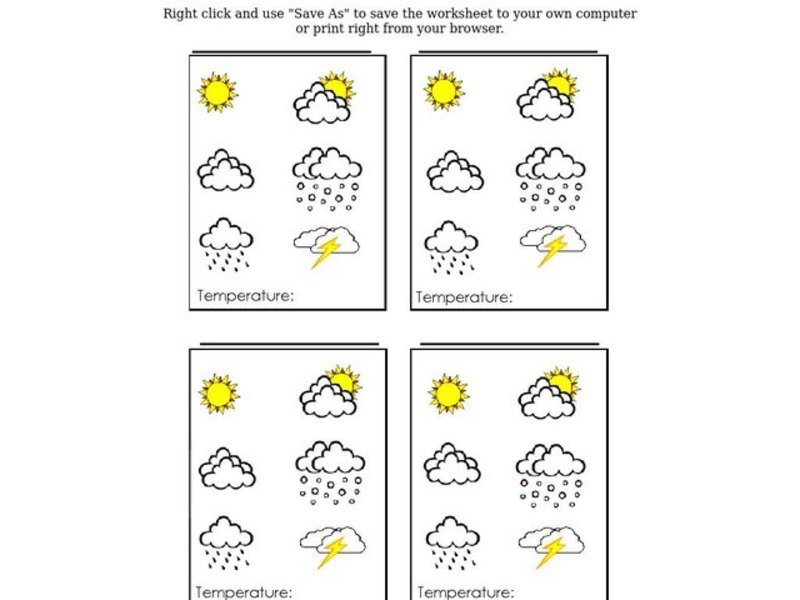 Weather Tracking Worksheet