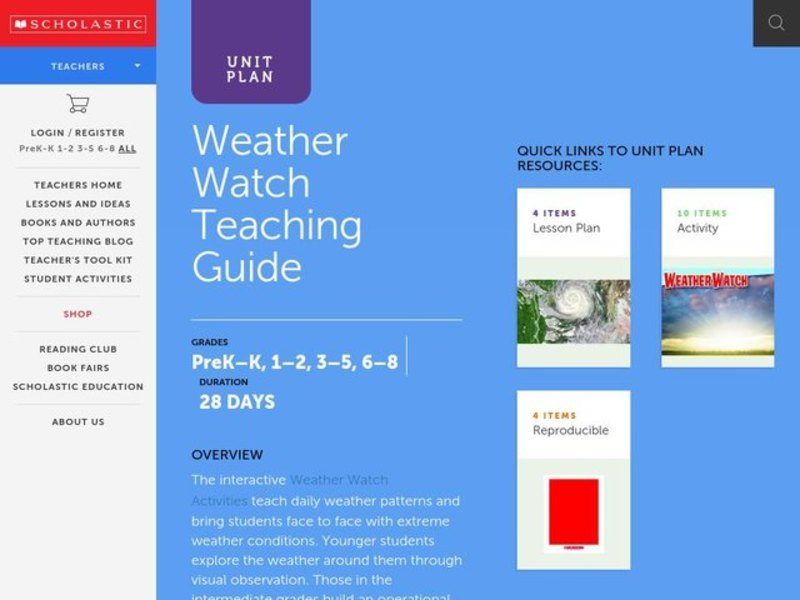 Weather Watch Lesson Plan