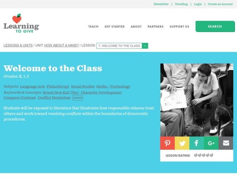 Welcome to the Class Lesson Plan