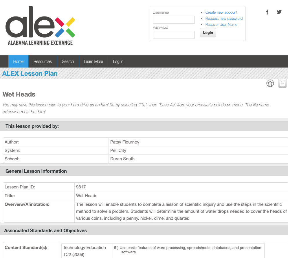 Wet Heads Lesson Plan