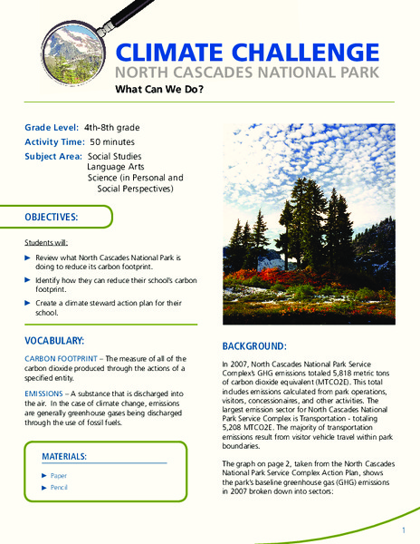 What Can We Do? Lesson Plan