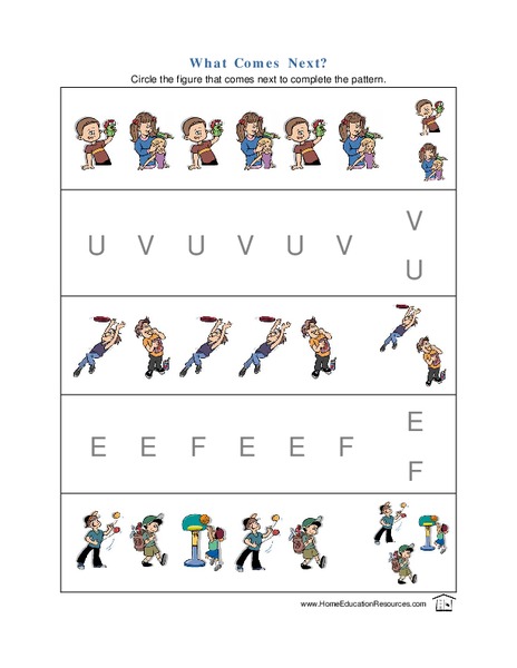 What Comes Next? Lesson Plan