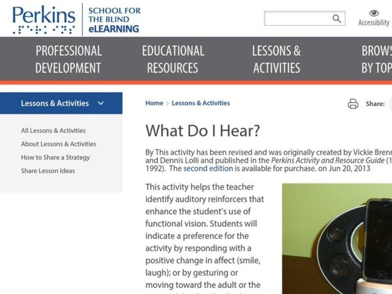 What Do I Hear? Lesson Plan