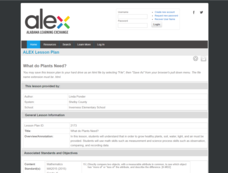 What do Plants Need? Lesson Plan