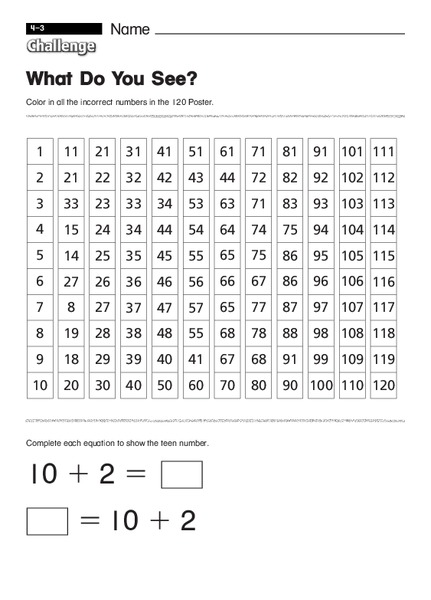 What Do You See? Worksheet