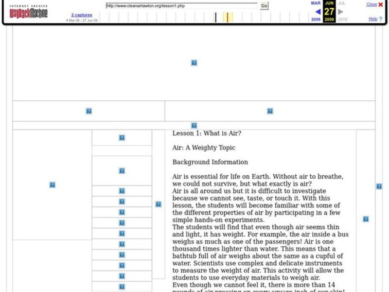 What is Air? Lesson Plan