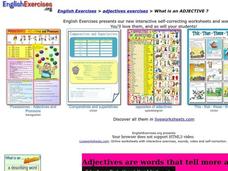 What Is An Adjective? Interactive