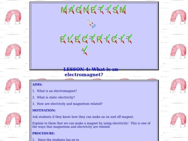 What is An Electromagnet? Lesson Plan