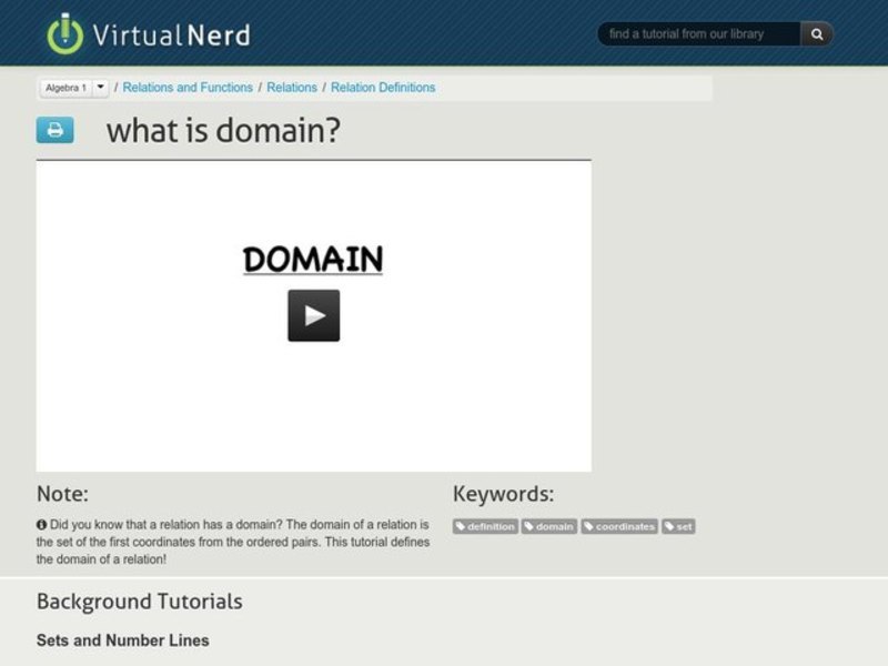 What is Domain? Instructional Video
