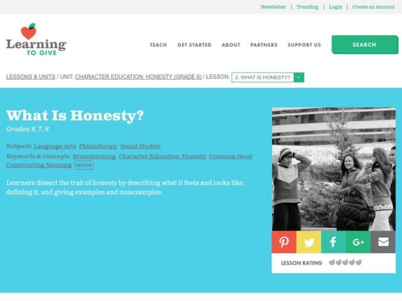 What is Honesty? Lesson Plan