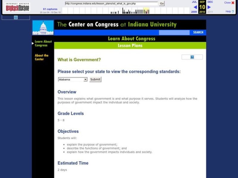 What is Government? Lesson Plan