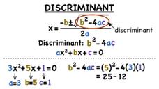What is the Discriminant? Instructional Video