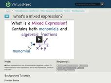 What's a Mixed Expression? Instructional Video