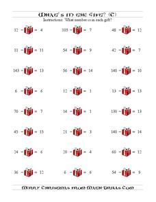 What's in the Gift? Worksheet